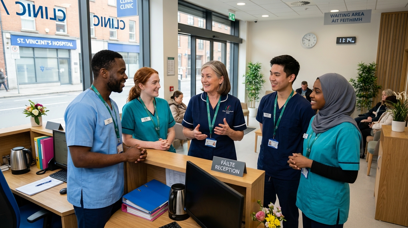 Healthcare assistants and multidisciplinary clinical reception team