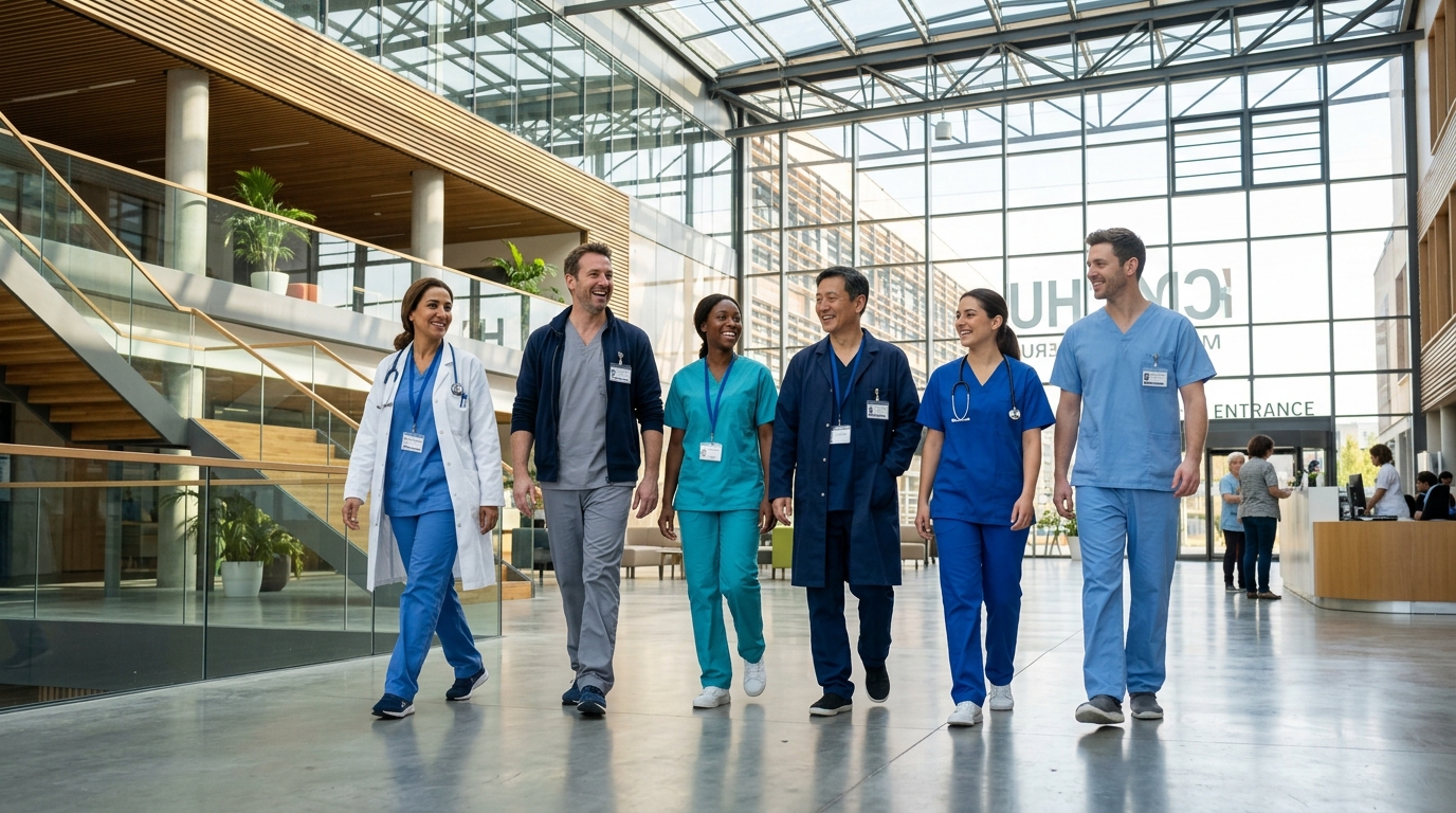 Multidisciplinary healthcare assistants and nursing team